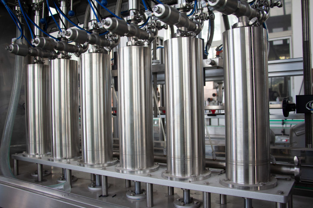Npack Full Auto Chemical Product Shower Gel Bottle Filling Packaging Machine