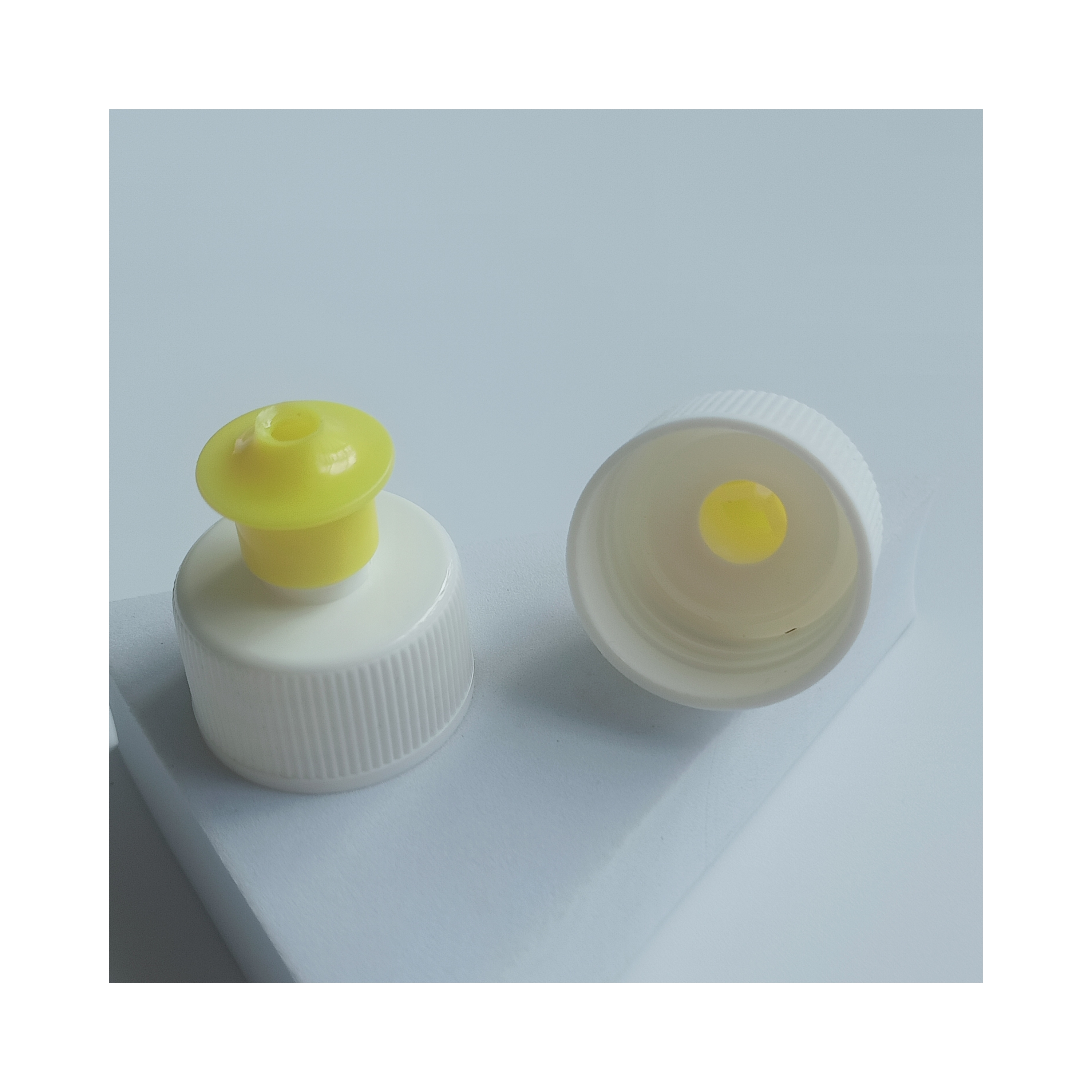 28/410 Colorful Sport Lid Cap PP Plastic Push Pull Cap for Plastic Bottle Sealing Type