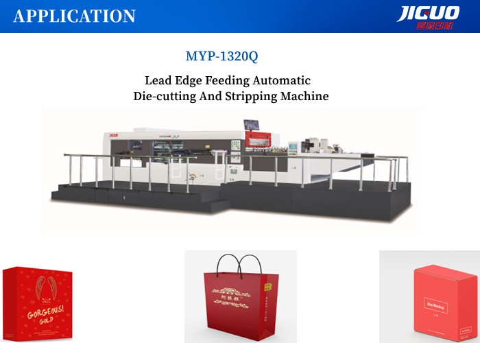 Lead Edge Waste Paper Stripping Machine Corrugated Cardboard Automatic Die Cutter
