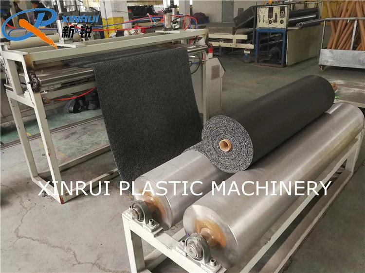 Double Color Foam Back PVC Coil Door Mat Making Machine
