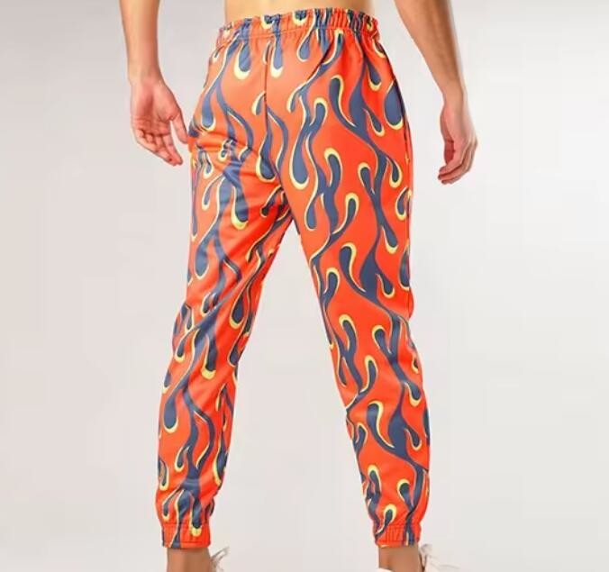 Machine Washable Sublimated Sweatpants Regular Fit For Everyday Wear