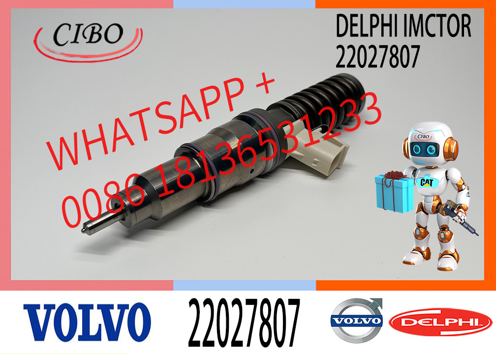 Fuel Injector Common Rail Injector 22027807 BEBE4L10001 for VOL-VO MD11 US13 D12 D13