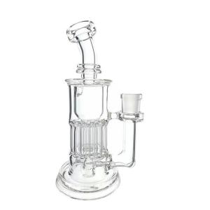  Perc Glass Recycler Bong Detachable Chigiriki Layered Recycler With Matrix Manufactures