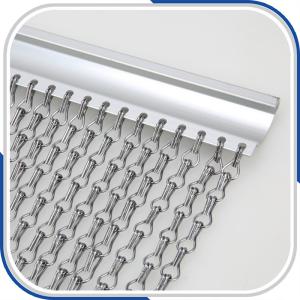  Non-fading anodising 1.6 mm aluminum chain door curtain wide 90 cm Manufactures