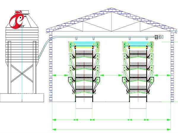 A H Type Automatic Laying Chicken Poultry Farming Cage System In Africa Market Iris