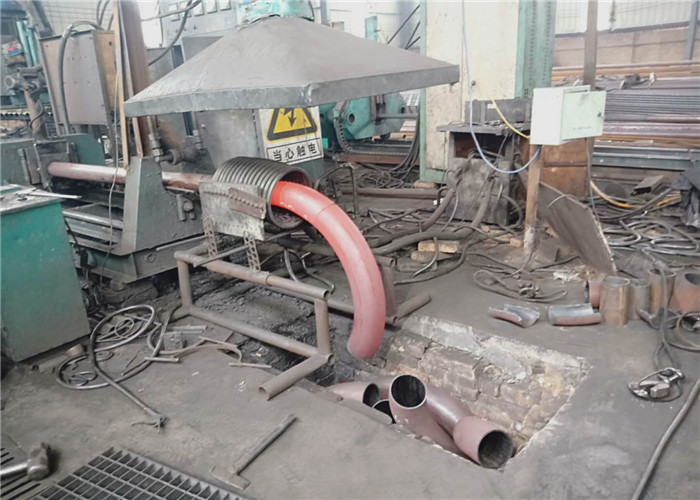 5.5KW Induction Heating Elbow Forming Machine with 1D 1.5D Radius Heating Mode