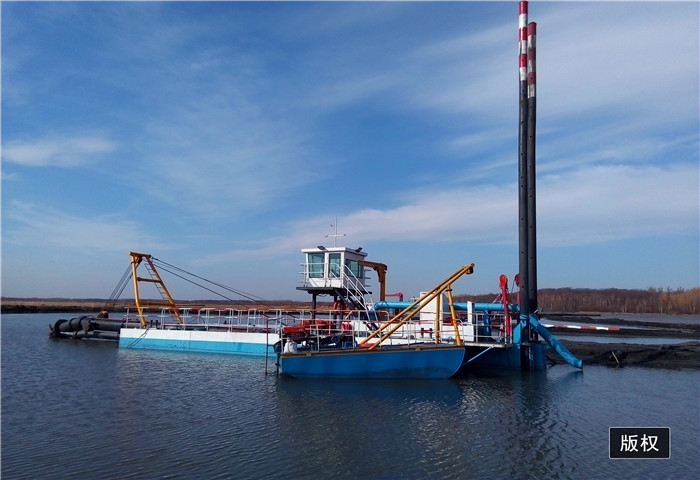8 Inch CSD200 River Hydraulic Gold Cutter Suction Dredger With Sand Dredge Pump