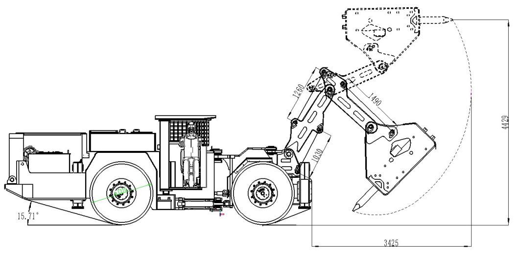 Underground Mining Rock Breaker Rock Hummer Rock Smasher