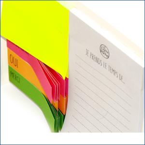 Softcover Custom Sticky Notepad Memo Pad Printing 150mm X 150mm