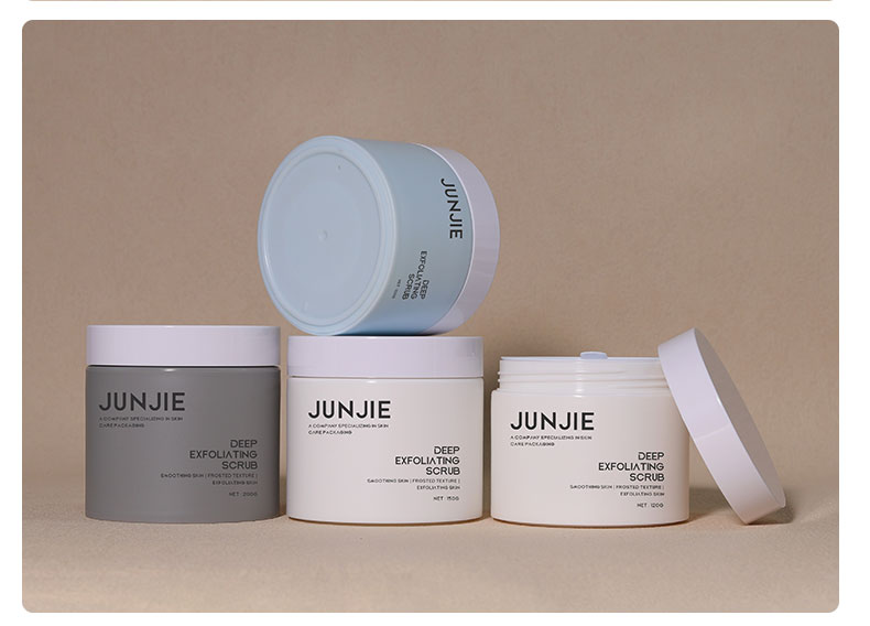 Eco Friendly Plastic Jars 80g 100g 120g 200g Empty Body Butter Containers