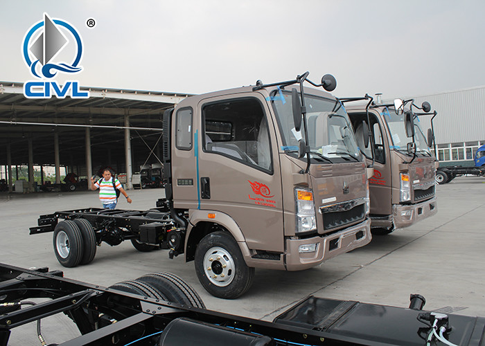 HOWO Light Duty Commercial Trucks 3 Ton / 4 Ton / 5 Ton 4x2 Mini Truck Small Dump Truck