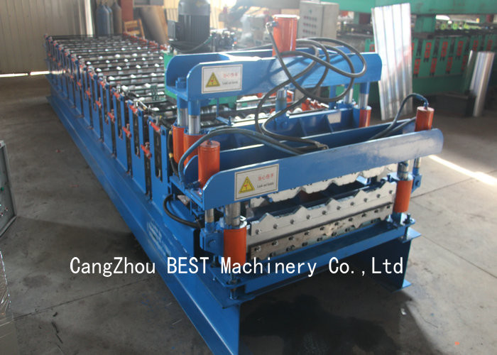 1 Year Warranty Roofing Sheet Roll Forming Machine 8.5kw Power SGS Standard