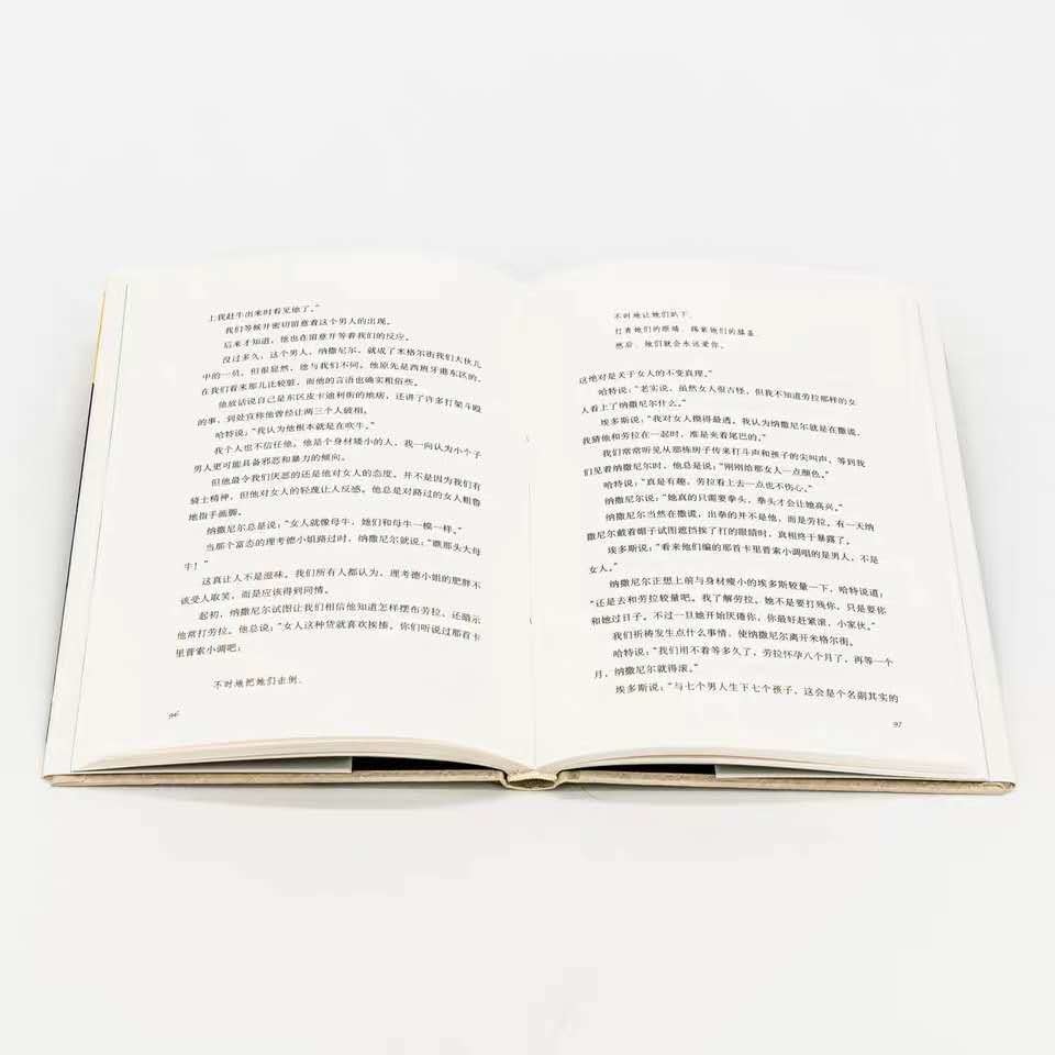 Greenstuf Book Publishing Hardcover Book Printing Square Round Naked 80gsm-300gsm Wood Free Paper