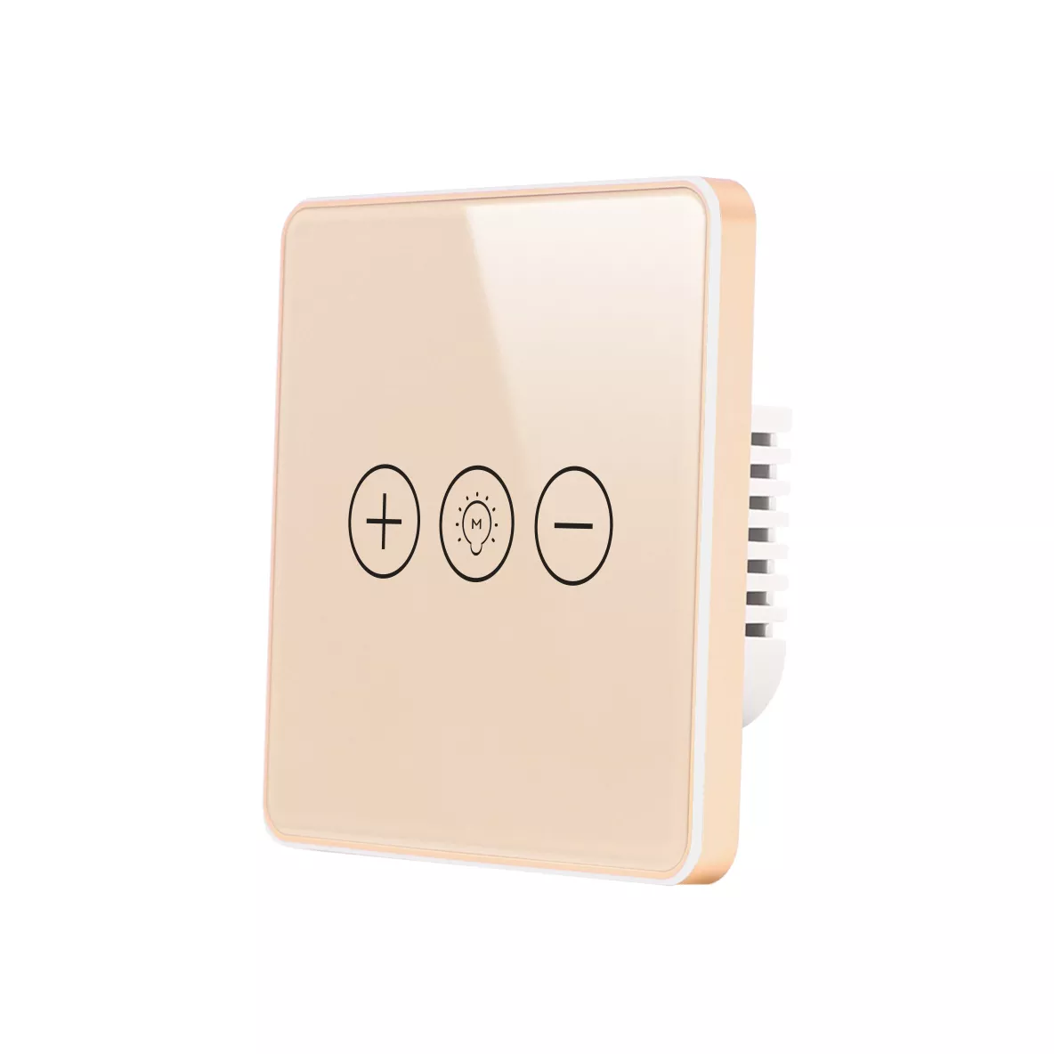 Glomarket Tuya Wifi Smart Dimmer Switch Glass Panel Voice Remote Control