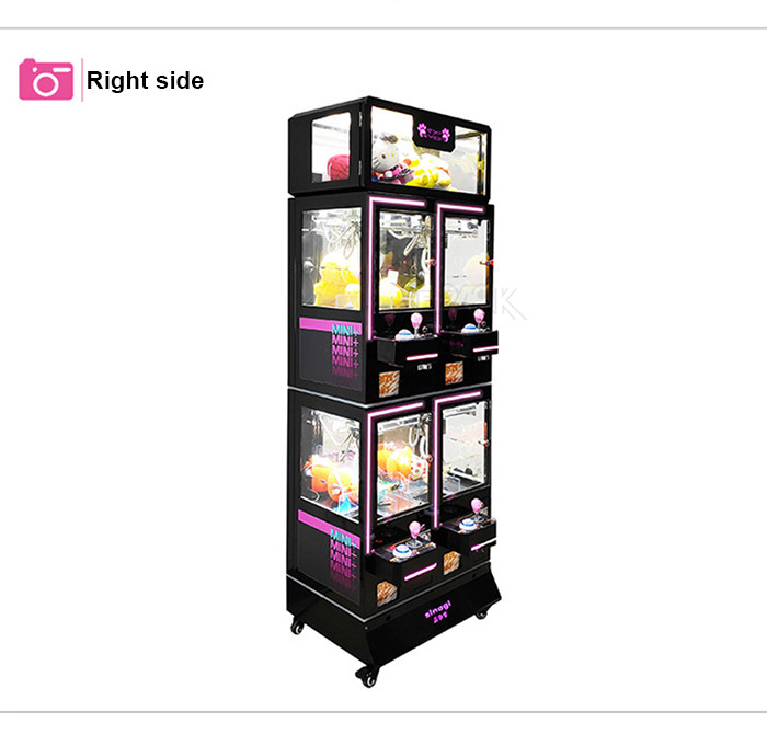 506W Four Player Black Claw Crane Machine Coin Operated