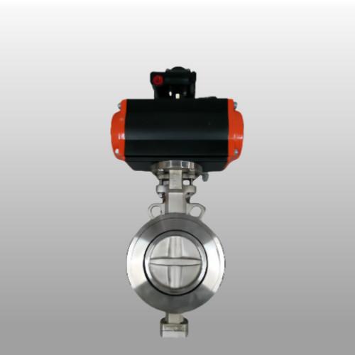 OEM Double Acting Butterfly Valve Spring Return Actuator Operated Butterfly