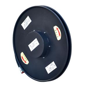 China Auto Spring Driven Hydraulic Hose Reel With 2 Hoses High Pressure Customized Length for Dual Oil Channel Aerial Work Vehicle on sale