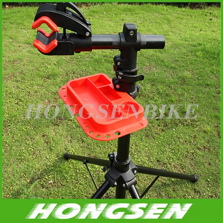 Senior Double deck bicycle standing rack bike repair rack stand