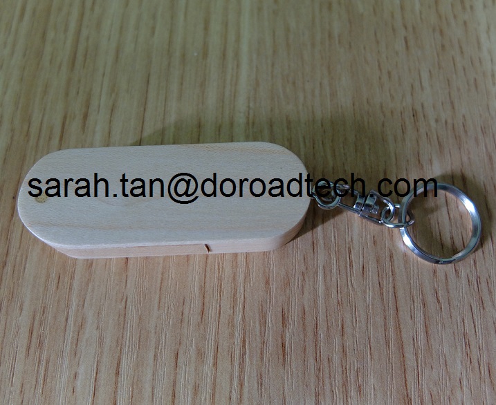 Ratation Wooden USB Flash Drive Swivel Wood USB Pen Drive