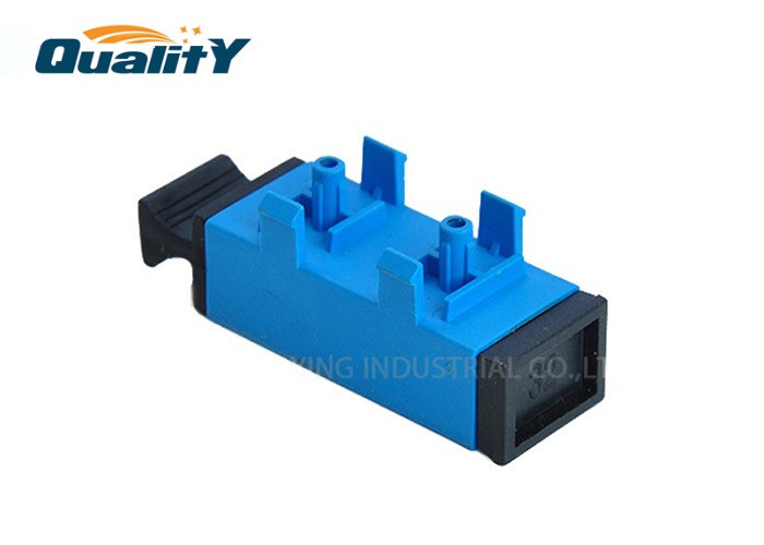 SC / PC SM SX Fiber Optic Adapter For FTTH FTTX ISO9001 Certification