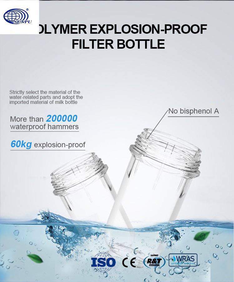 Residential Reusable Sediment Spin Down Filter Household Water Purifier