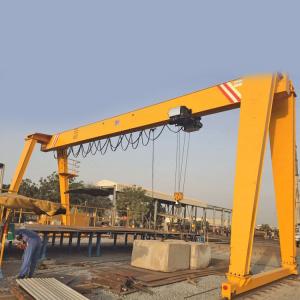 China A5 Single Girder Gantry Crane 10 Ton With Electric Hoist on sale