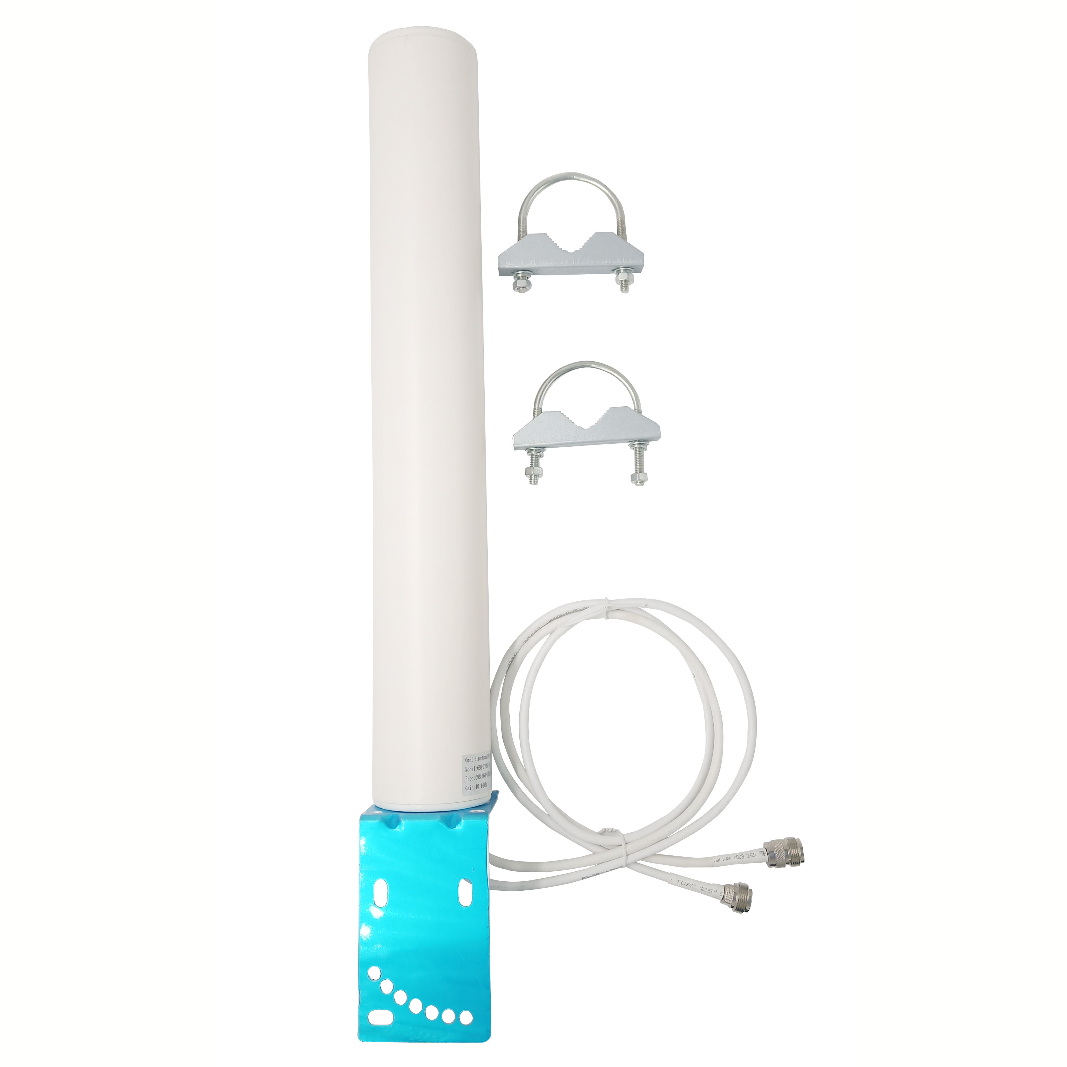 High Gain 14dBi 698-2700Mhz Waterproof Outdoor Mimo LTE 4G Antenna with L Bracket
