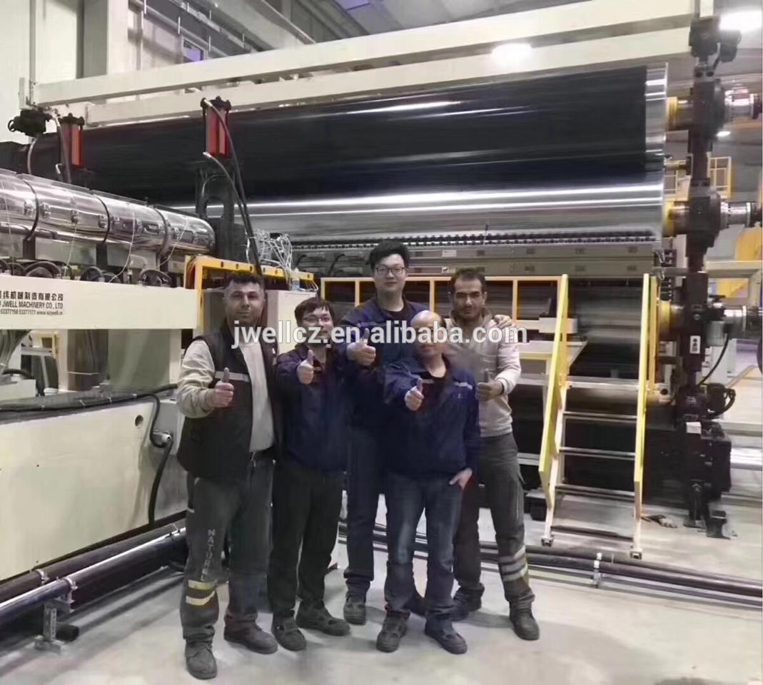 JWELL HDPE Geomembrane /Waterproof Sheet Extrusion Production Line