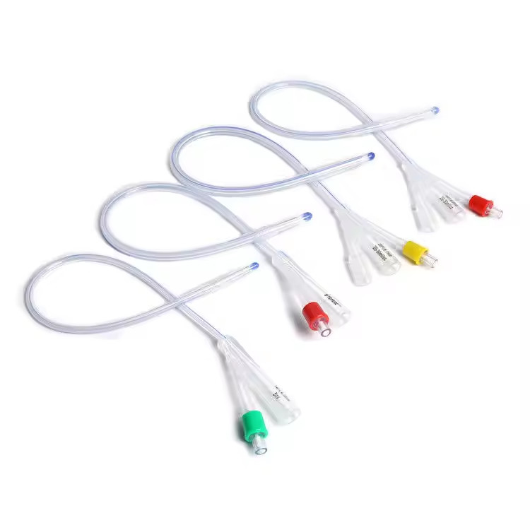 UrologySurgery Series Medical Silicone Coated Foley Catheter Adult Urethral Catheter Tube