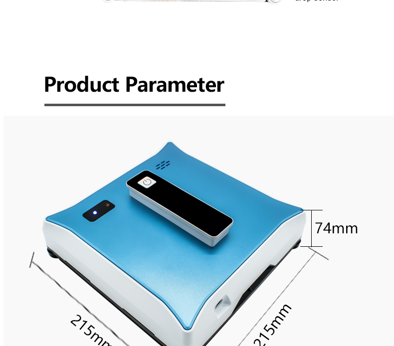 Household Smart Home Cleaning Appliance with Dual Water Spray Function and 500mAn Battery
