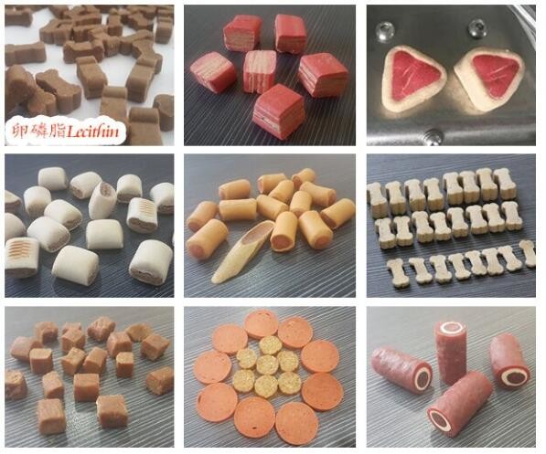Cold Extrusion Pet Food Extruder Machine / Dog Treat Making Machine