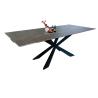 Buy cheap Steel Tube Extension Dining Table , Rectangle Ceramic Top Dining Table from wholesalers