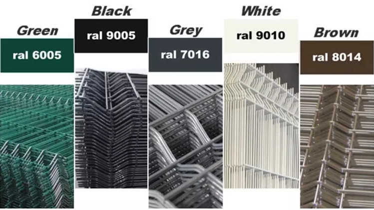 CE Iron Powder Coated 5ft High Welded Wire Mesh Fencing For Garden