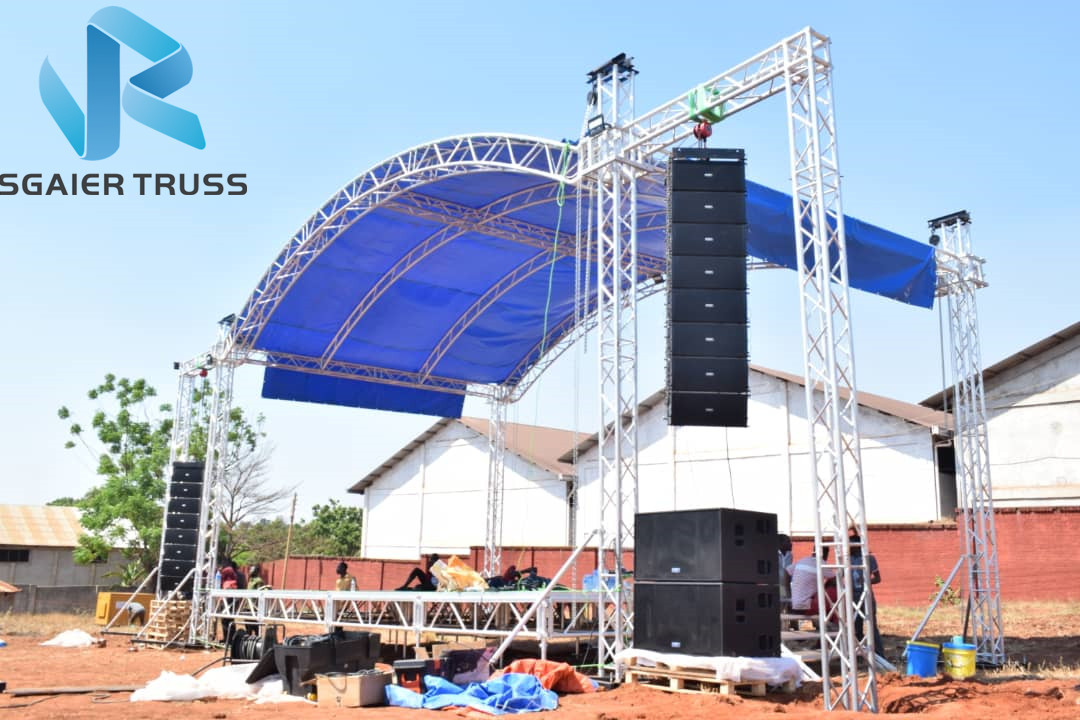 290mm - 1200mm Sgaier Truss For Fashion Show / Hotel Lighting Multi Color