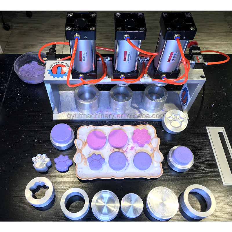 2024 Full Automatic Bath Bomb Salt Press Making Machine with Different Shapes in Russia