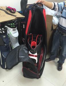 China golf ravel bag with wheel , golf bag , nylon golf bag , ravel golf bag on sale
