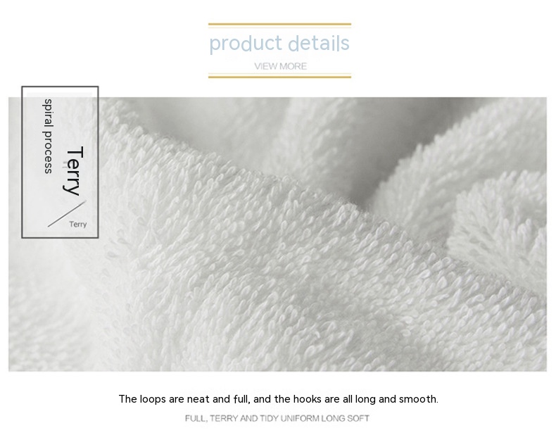 Customized Color Hotel Towels White 100% Cotton Face Hand Bath Towel Set for Home Spa