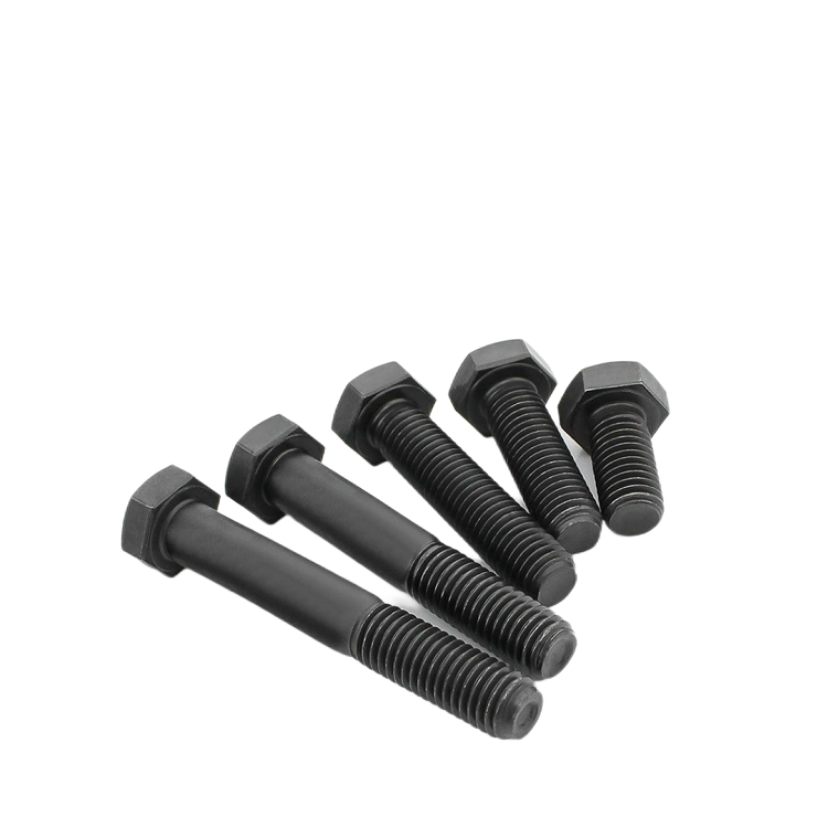 M10x170 M5 M6 M8 M12 Hex Bolts and Nuts Grade 8.8 for General Industry Black Finish
