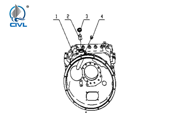 Sinotruk Howo Gear Box Transmission HW19710T Clutch Control Components (Pull-type) （AC22100000501）