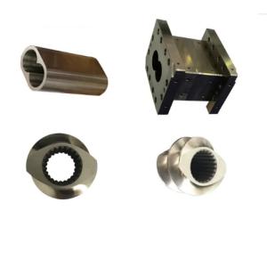 Plastic Extrusion Machine Barrel And Screw Compounding Co-Rotating Bimetallic