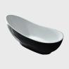 Buy cheap Floor Mounted Seamless Black Corner Bathtub 60 X 30 Whirlpool Tub ODM from wholesalers