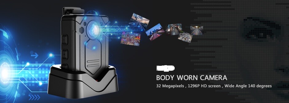33 Mega Pixel Private Body Cameras with Wide Angle 150 Degrees Recording