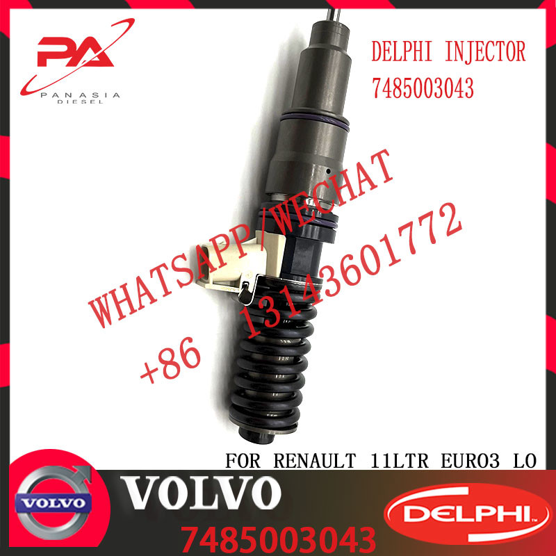 Diesel Fuel Injector 21028884 7421028884 7485003043 85003043 BEBE4D20001 For RENAULT 11LTR EURO3 LO