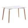 Buy cheap Nordic solid wood dining table and chair combination modern contracted west from wholesalers