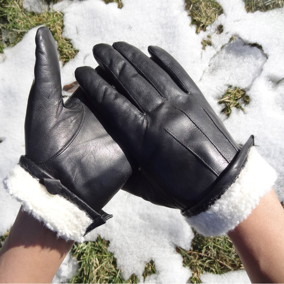 Winter Thicken Fashion Genuine gloves winter warm