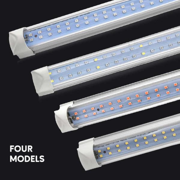IP65 18W 30W 36W T8 LED Grow Tube Light SMD2835 Blue and Red Custom Spectrum