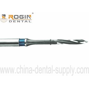 Pure Tapered Titanium Dental Screw Post 0.8mm Dia With Cross Keys And Reamers