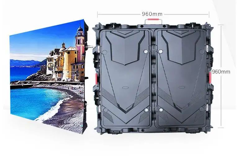 Big Led Screen Outdoor Fixed Full Color LED Display P4 P5 P6.67 P8 960x960mm For Outdoor Advertising Rental