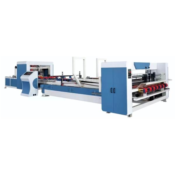 Automatic Carton Folder Gluer Machine Full Suction Feed Automatic Grade