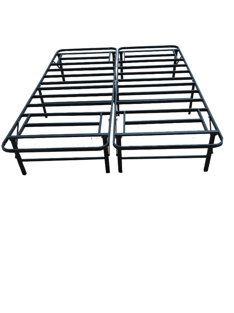 30-Day Delivery Time Modern and Strong Simple Folding King Iron Frame Bed
